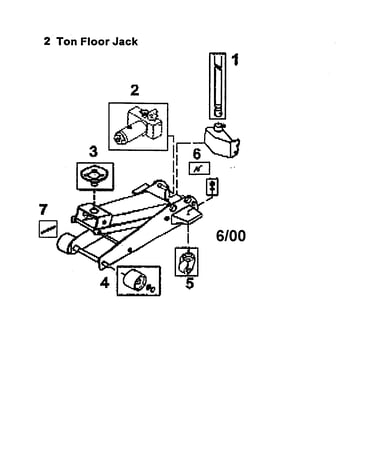 2 ton floor jack