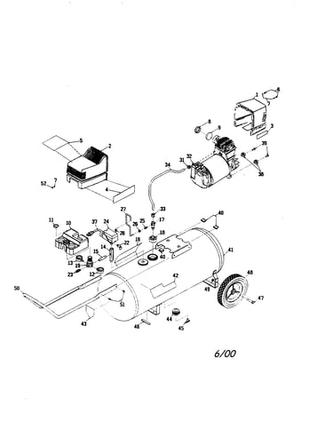 Air compressor diagram