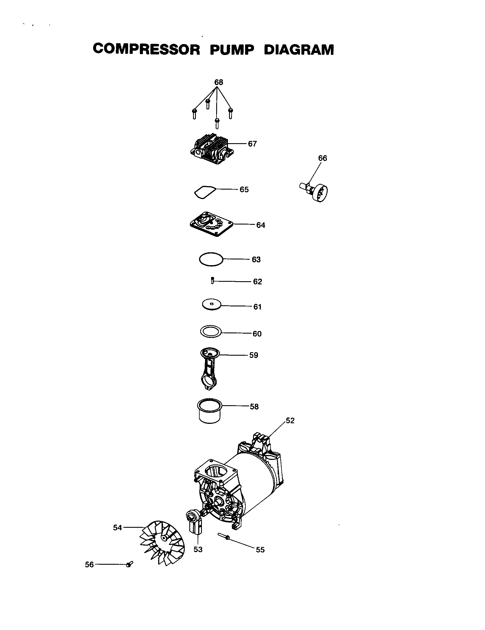 Compressor pump diagram