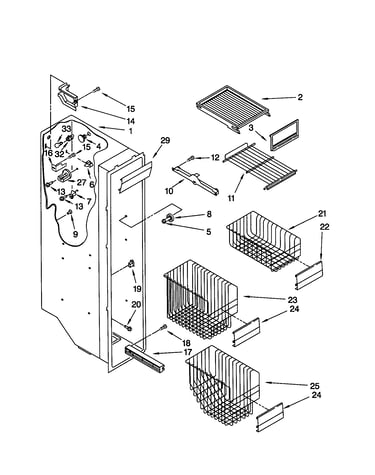 Freezer liner