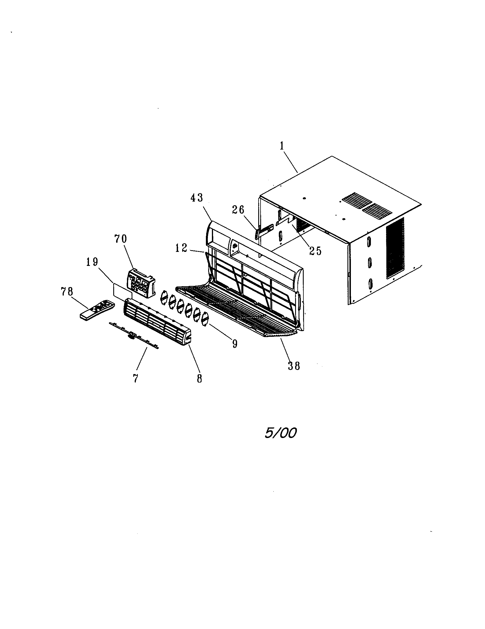 CABINET FRONT AND WRAPPER