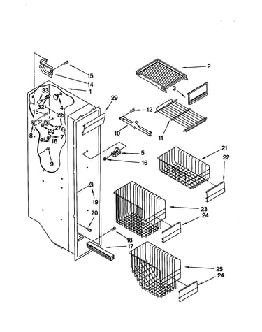 Freezer liner