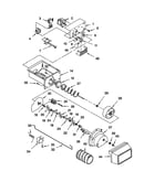 Motor and ice container