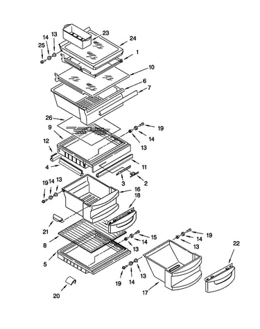 Refrigerator shelf