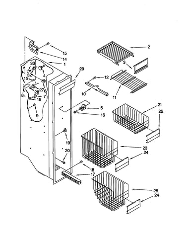Freezer liner