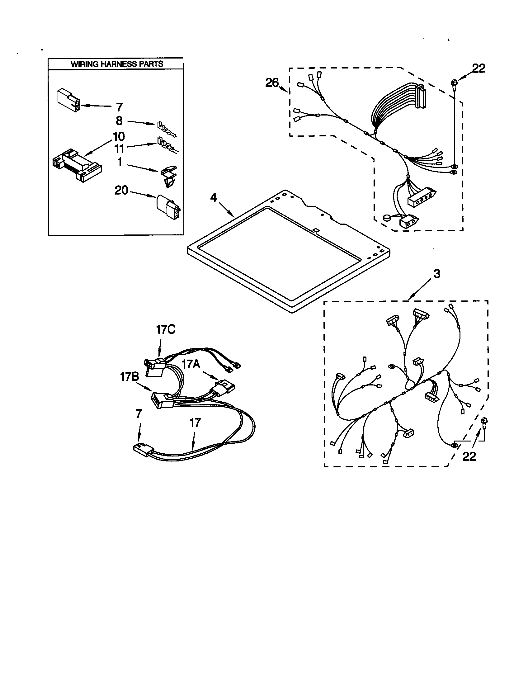 Dryer top