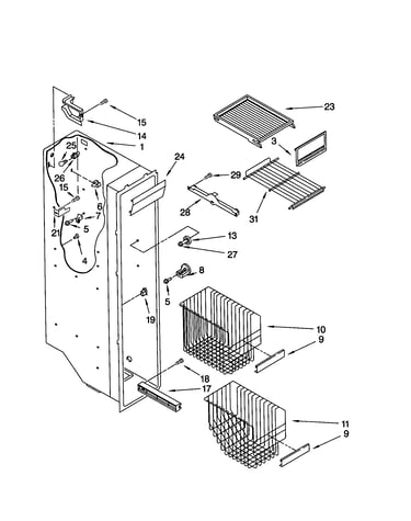 Freezer liner