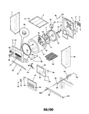 Upper cabinet/drum/heater