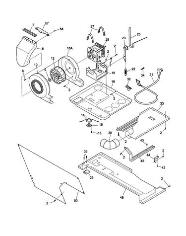 Motor/blower/belt