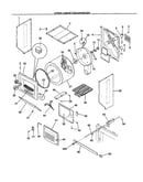 Upper cabinet/drum/heater