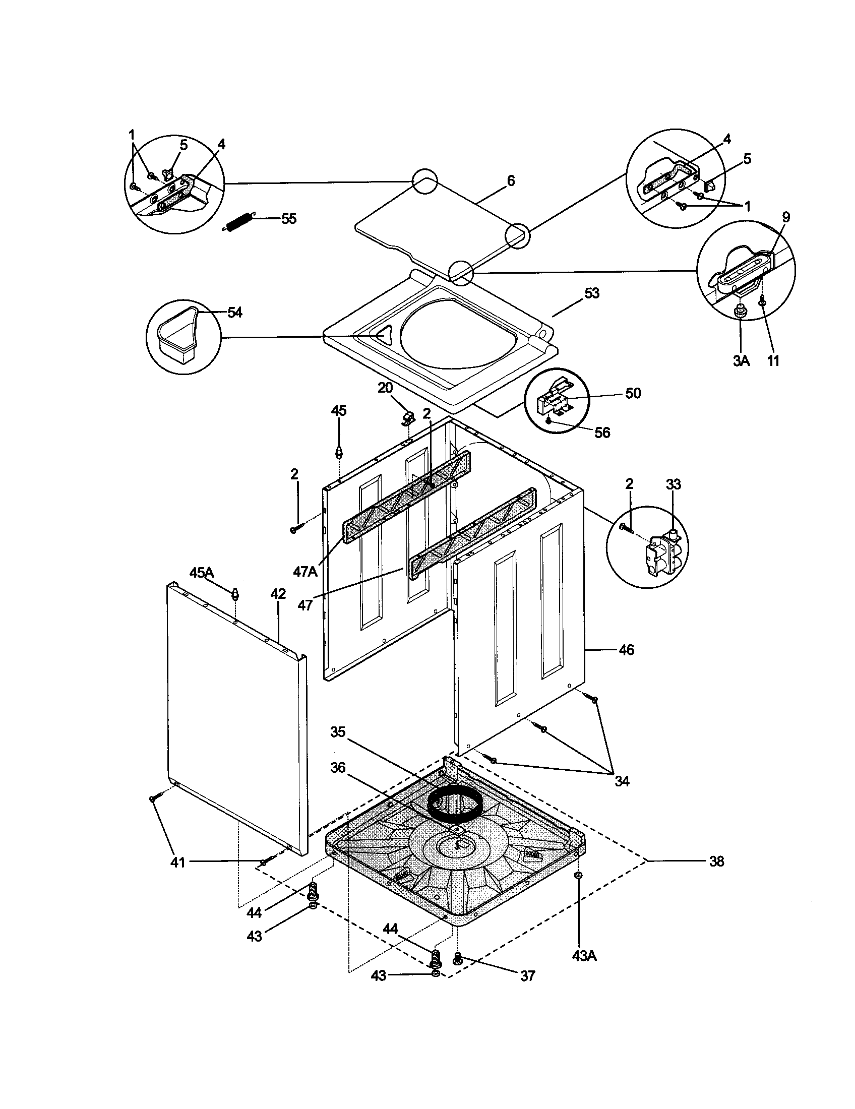 Lower cabinet/top