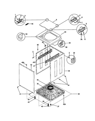 Lower cabinet/top