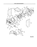 Upper cabinet/drum/heater