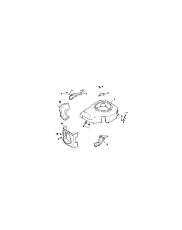 Blower housing and baffles