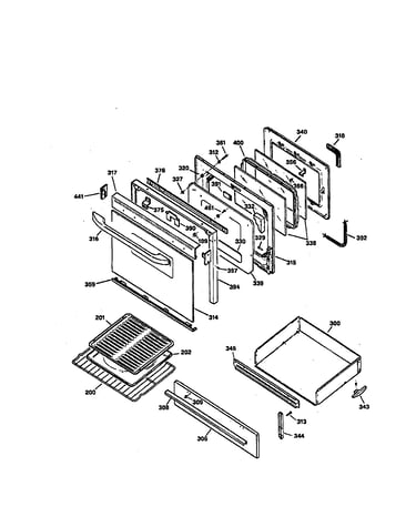 Door and drawer