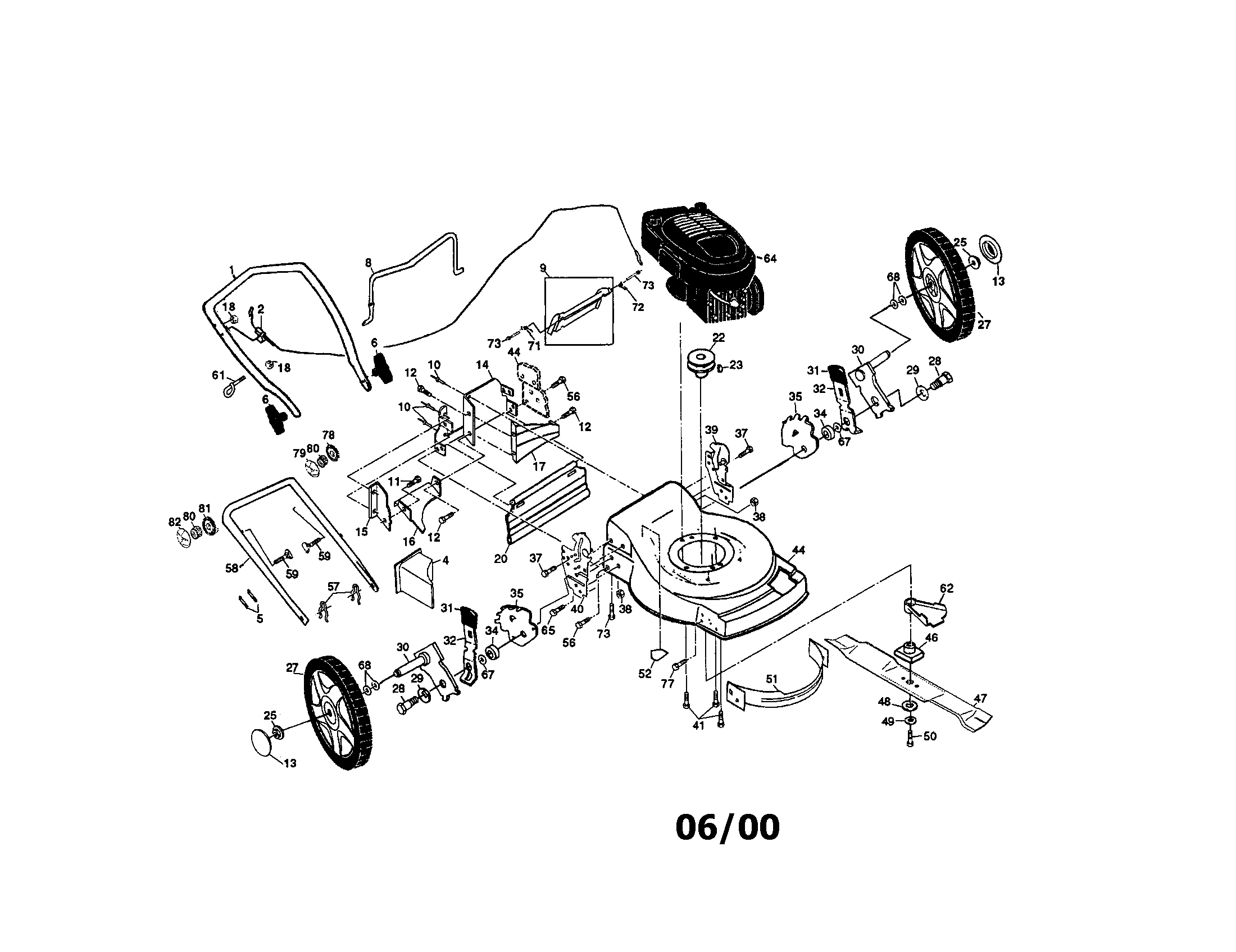 ROTARY LAWN MOWER