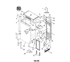 Kenmore 46-89482991 cabinet liner and door diagram