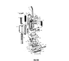 Hoover U5294-900 vacuum diagram
