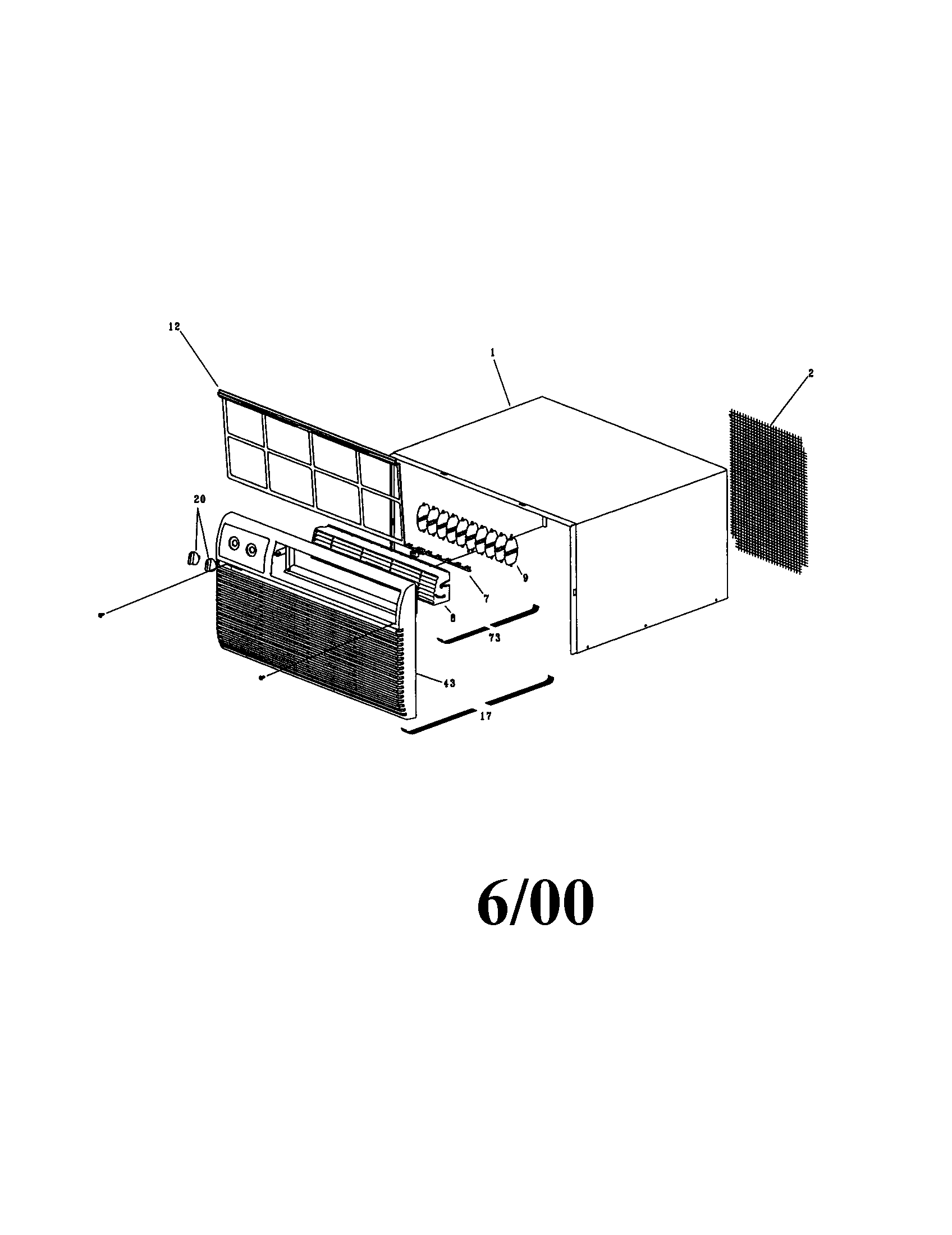 Cabinet front and wrapper