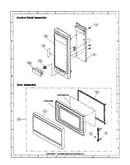 Control panel/door