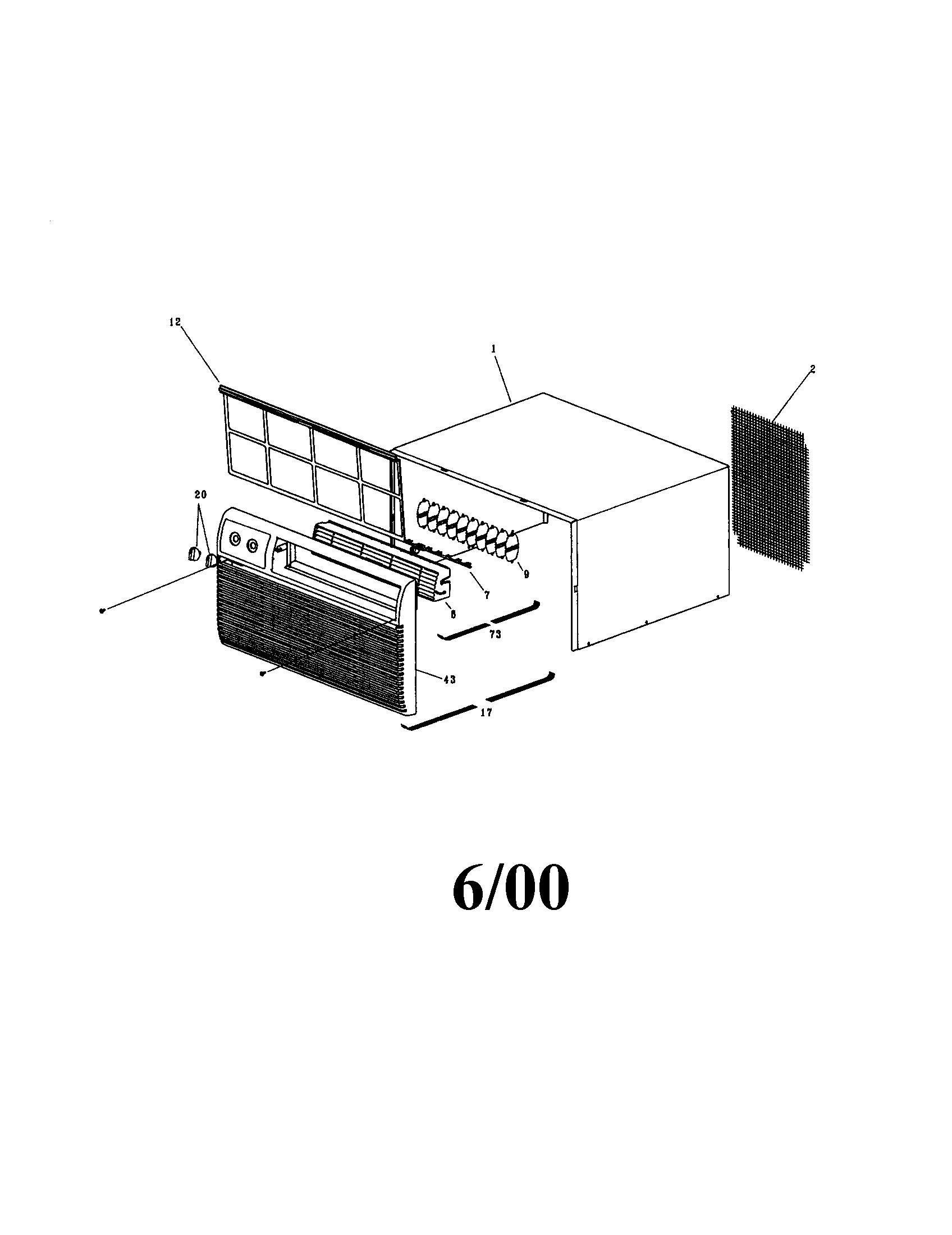 Cabinet front and wrapper