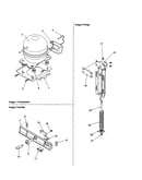 Compressor, hinge and lock