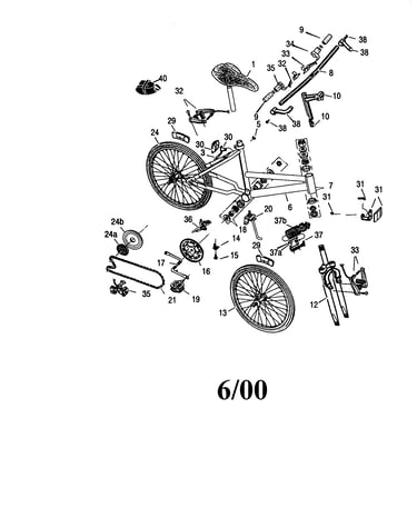 Wheels/seat/frame