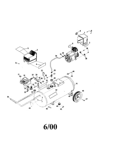 Air compressor diagram