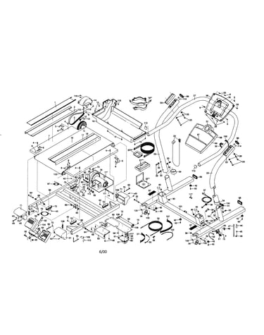 Walking belt/console/motor