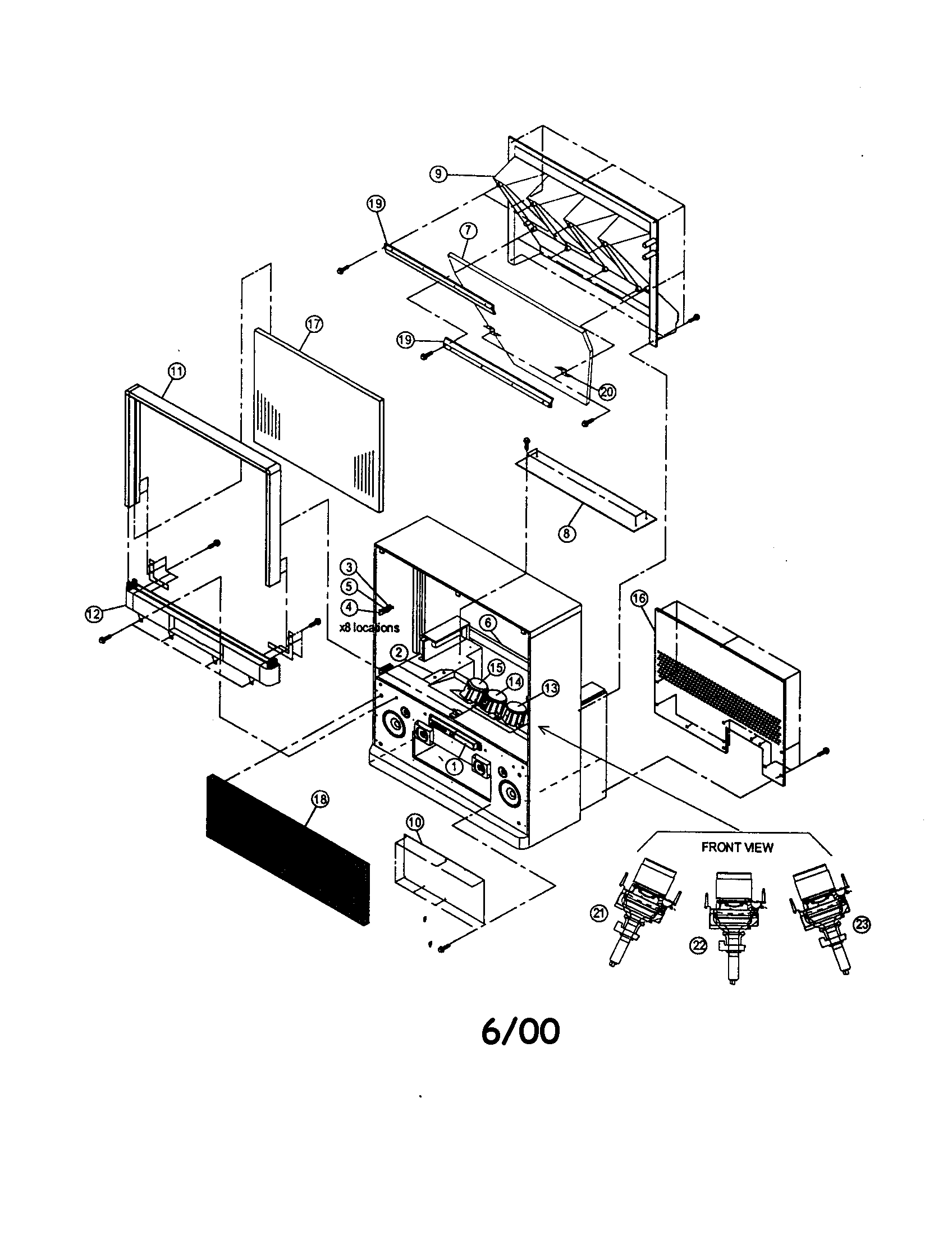 Projection tv