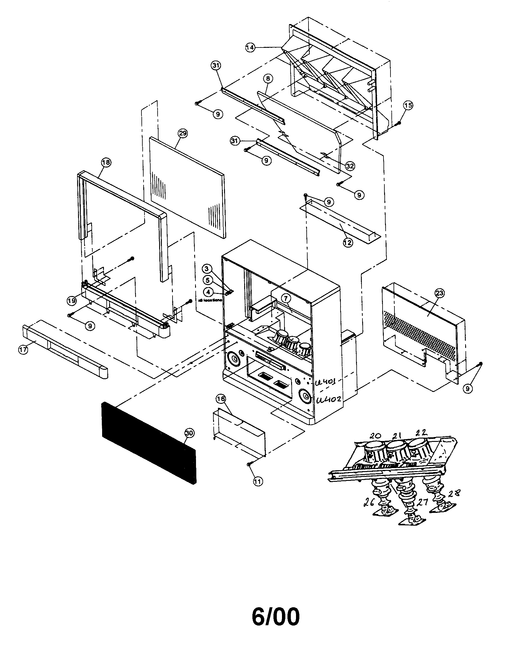 Projection tv