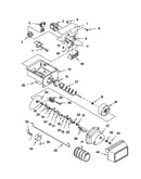Motor and ice container