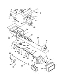 Motor and ice container