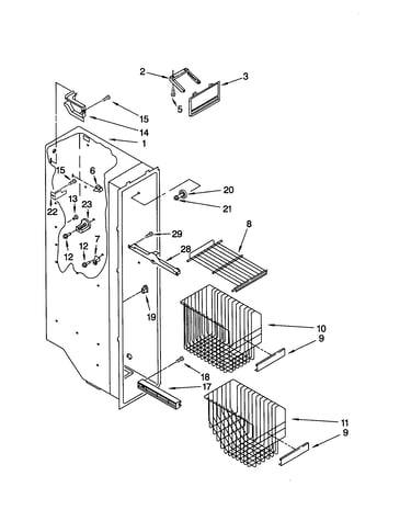 Freezer liner