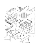 Evaporator, ice cutter grid/water