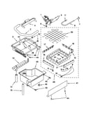 Evaporator, ice cutter grid/water