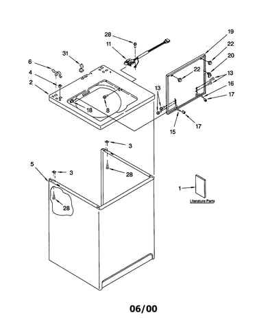 Top and cabinet