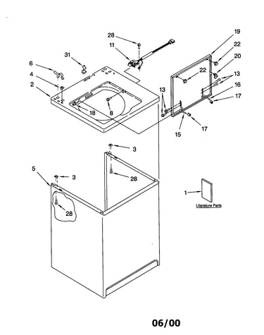 Top and cabinet