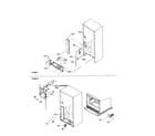 Kenmore 59670003002 cabinet back/water valve assembly diagram