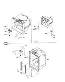Shelf ladders and light assembly