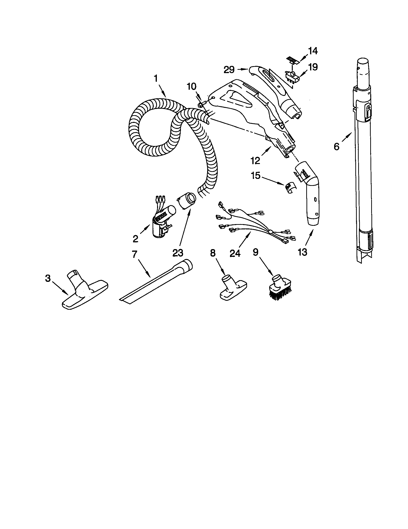 Hose and attachments