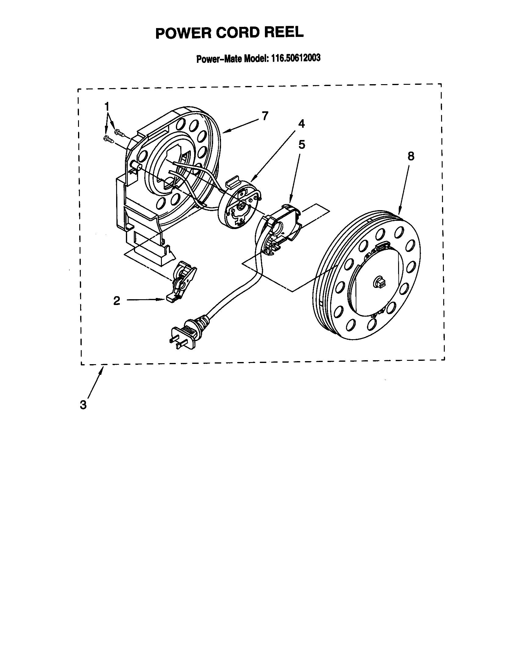 Power cord reel