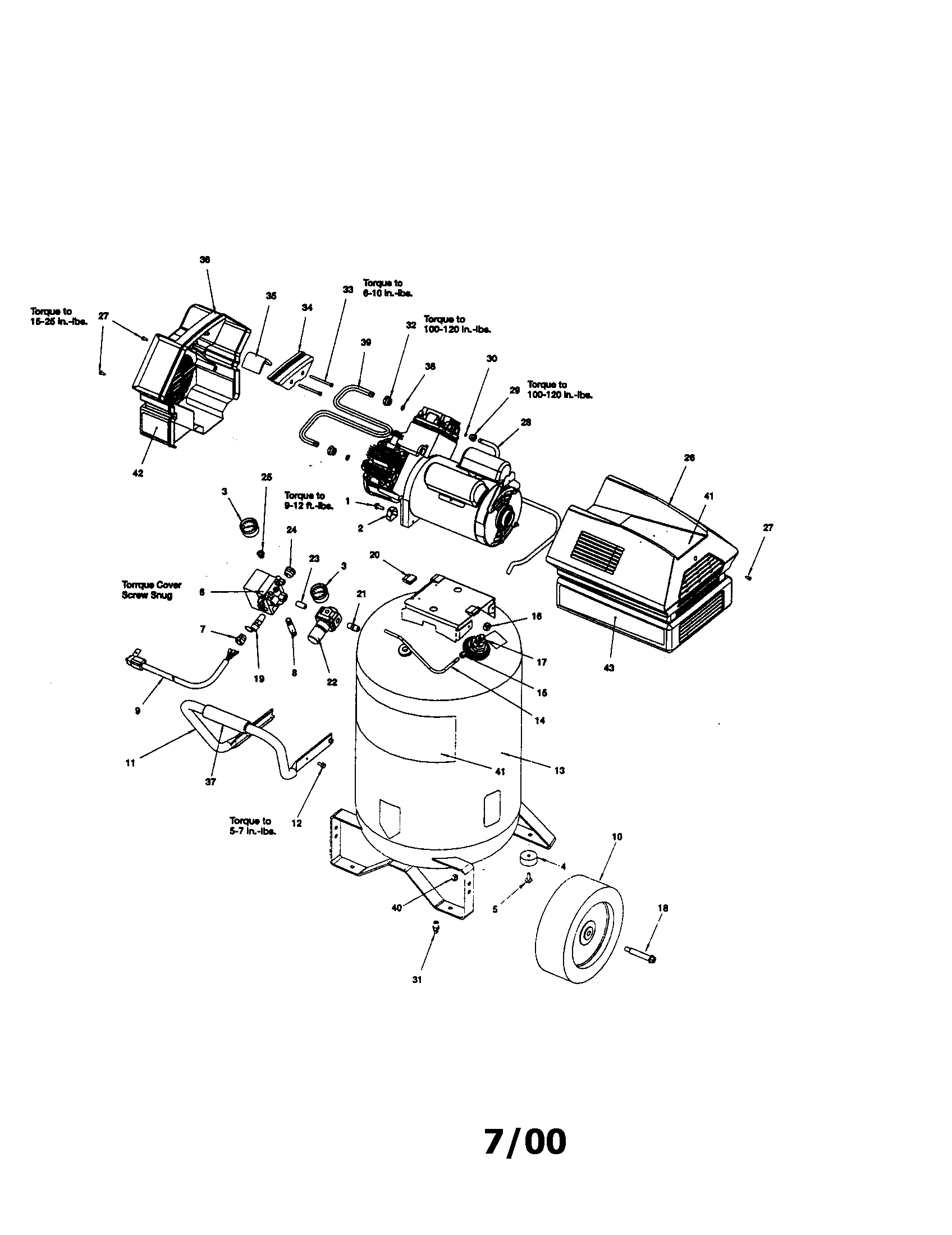 Air compressor diagram