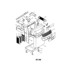 DeLonghi PAC03 front and rear panel diagram