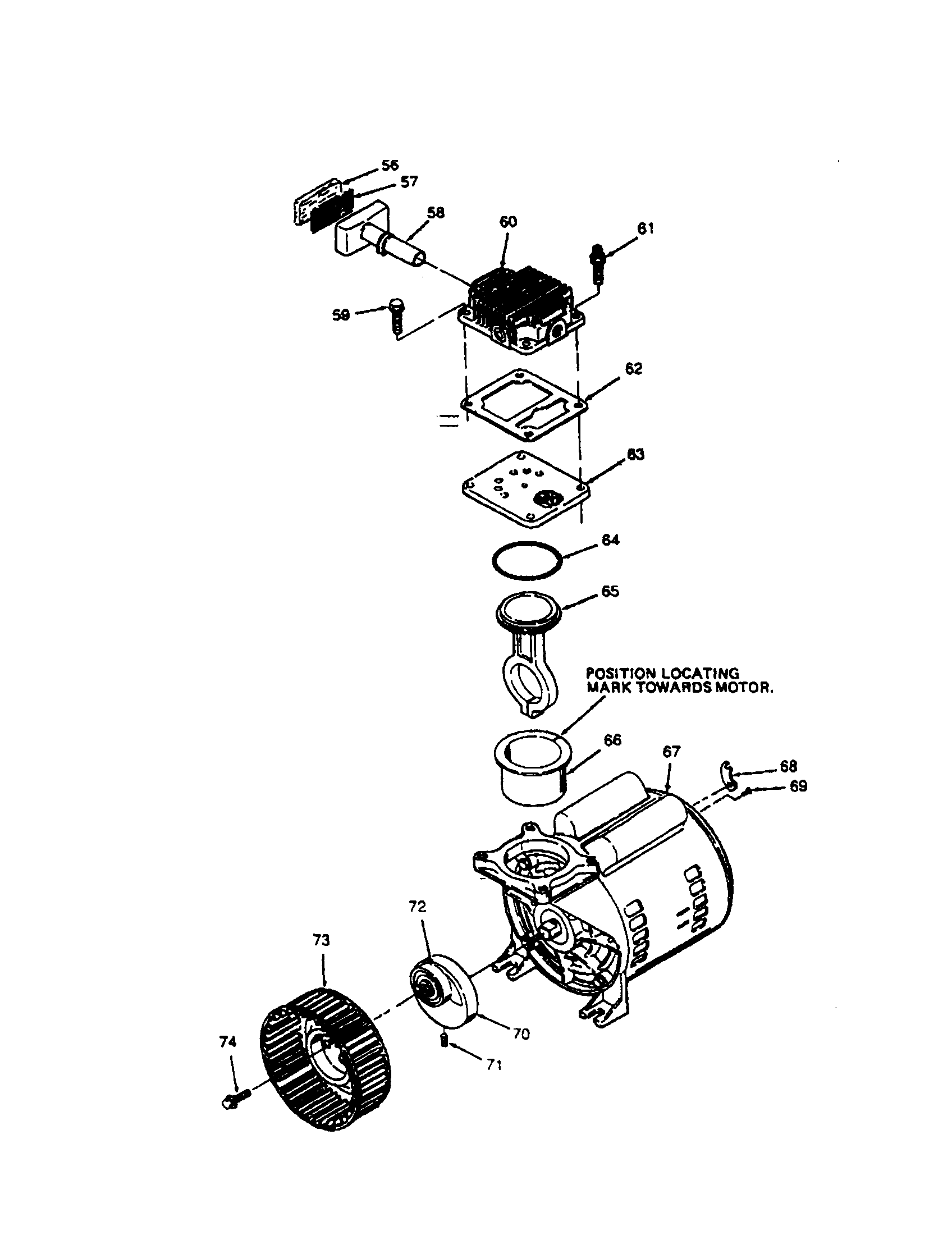 Compressor pump diagram
