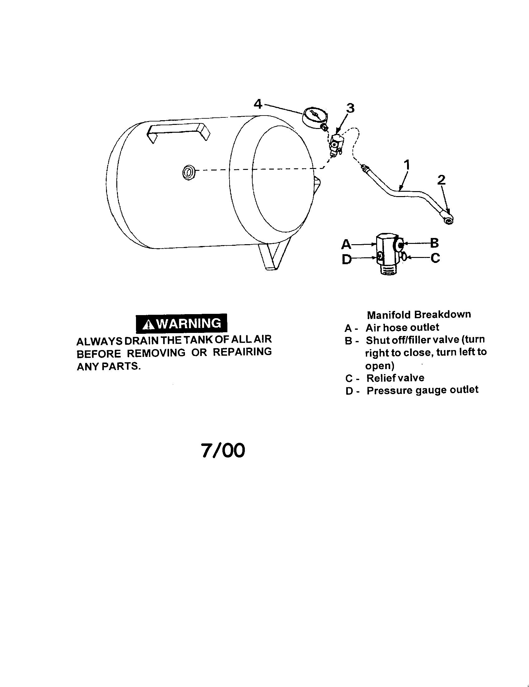 Port air tank