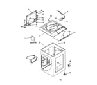 Kenmore 11049182991 top and cabinet diagram