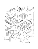 Evaporator/ice cutter grid/water