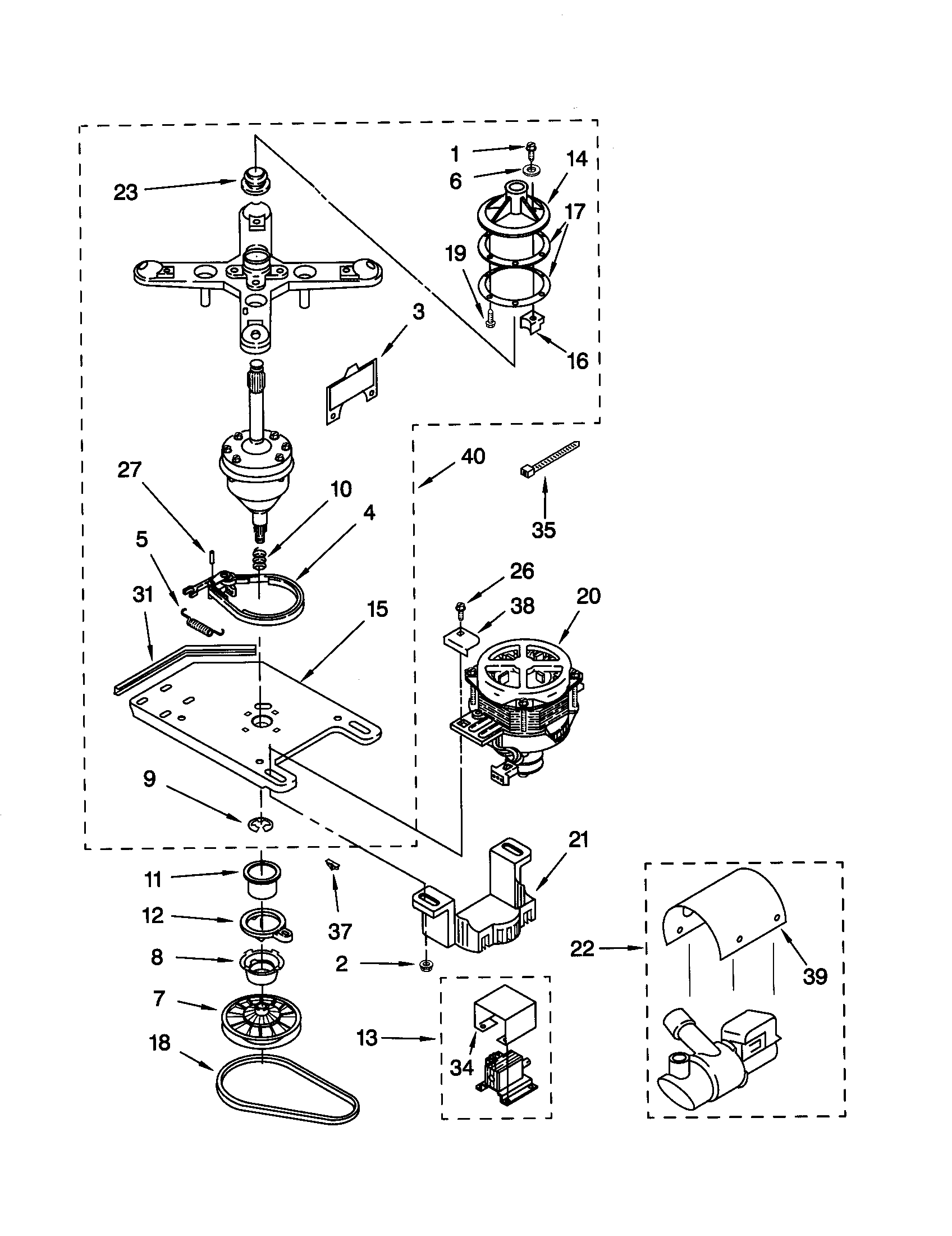 TRANSMISSION/MOTOR/PUMP