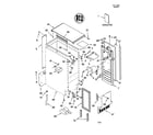 KitchenAid KUIS155HLS0 cabinet liner and door diagram